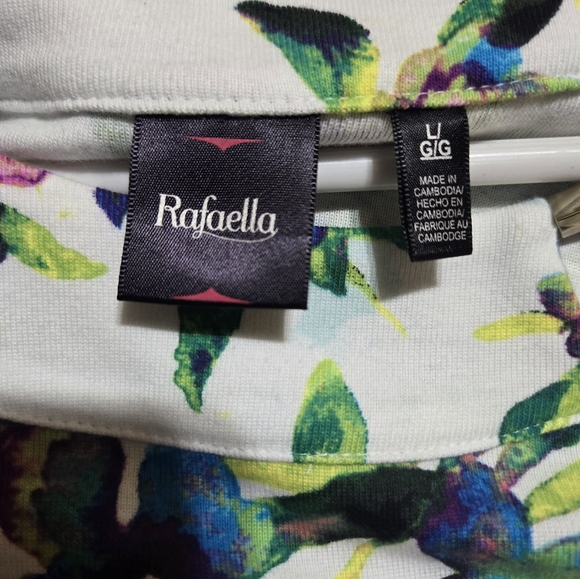 Rafaella Floral Top Size Large - Picture 7 of 7